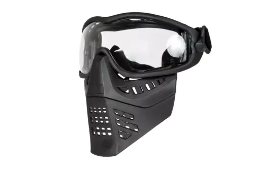 ANT mask with goggles - black