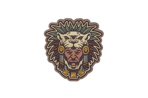 Aztec Warrior Head 1 PVC Patch - MC