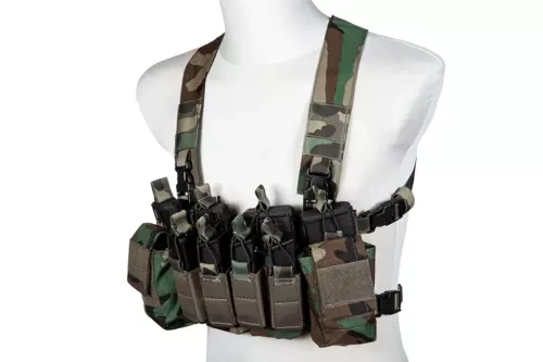 Tactical Chest Rig type D3CRX - Woodland