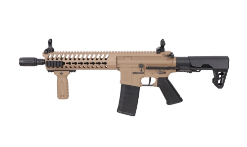 King Arms M4 Striker Keymod CQB Ultra Grade II Flat Dark Earth airsoft Carbine