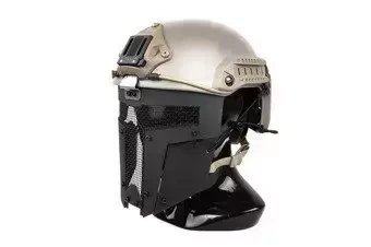 SPT Face Shield for FAST Helmets - Black