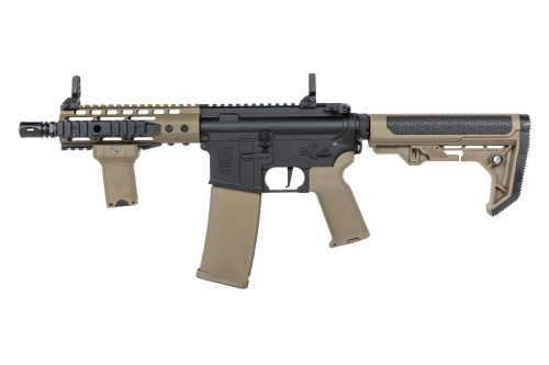 Specna Arms RRA SA-P12 PRIME™ HAL™ ETU Light Ops Stock airsoft Carbine High Torque Half-Tan Version