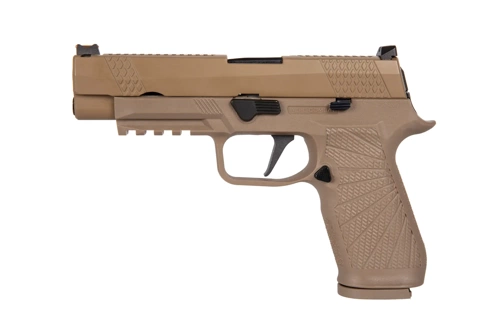 WE F17 Green Gas Pistol replica TAN