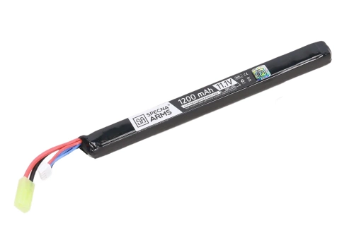 Specna Arms LiPo akumulátor 11,1 V, 1200 mAh, 20C/40C, určený pro kryt repliky AK Tamiya mini