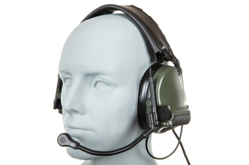 Protectores auditivos activos Wosport HD-14 Oliva