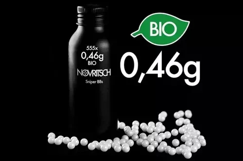 BBs biodegradable 0.46g Novritsch Sniper 555 pcs