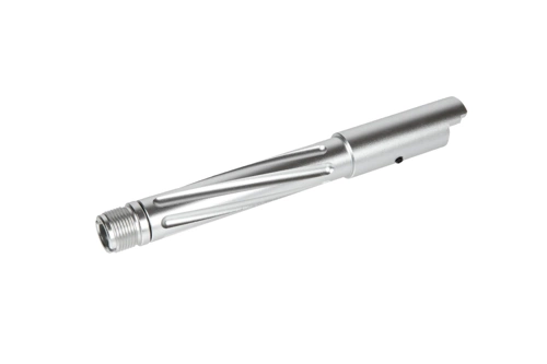 M45/CQP 2 Way Fixed" Carbon8 Non-Recoiling Outer Barrel - Silver"