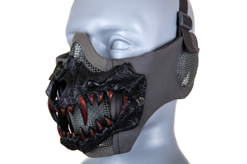 Stalker EVO PLUS Fangs Gehoorbescherming Grijs masker