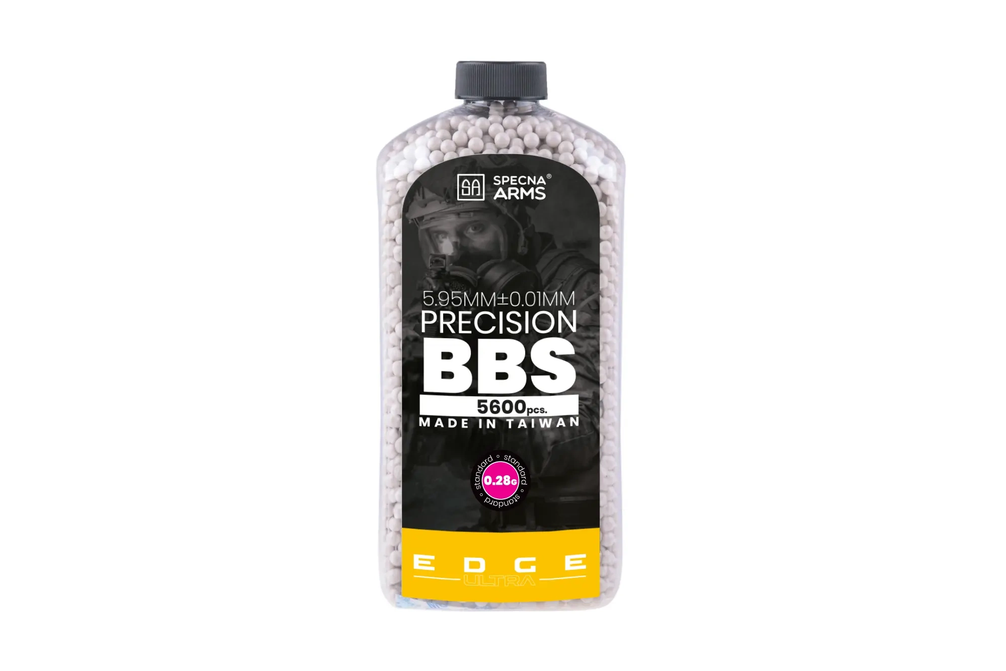 Specna Arms EDGE ULTRA™ 0.28g precision BB's - 5600 pcs - white - bottle