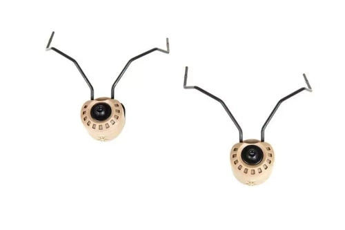 Set of 2 FARA OTH Hearing Protector Mounts - Dark Earth