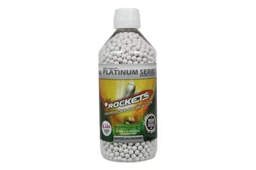 Bolas biodegradables 0.30g Rockets Platinum 3000 uds