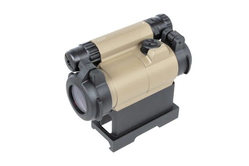 JJ Airsoft M5 collimator met lage/QD Tan bevestiging