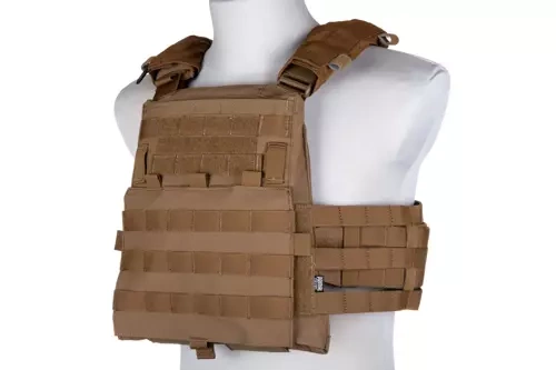 PRIMAL GEAR Taktická vesta Trias Plate Carrier Coyote Brown