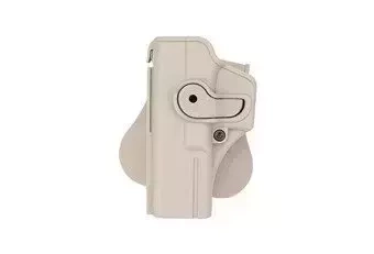 Glock 17/22/31 Polymer holster for LEFT HANDED - tan