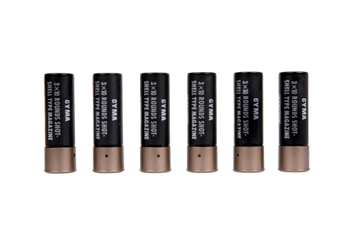 Jeu de 6 speedloaders de 30 billes pour répliquess de M870