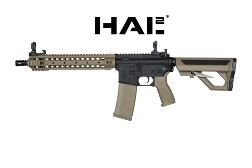 Replika karabinka SA-E06 EDGE™ Heavy Ops Stock HAL² ™ Half Tan