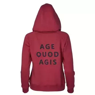 Sudadera SUPER HOODIE de mujer - Rojo remolacha