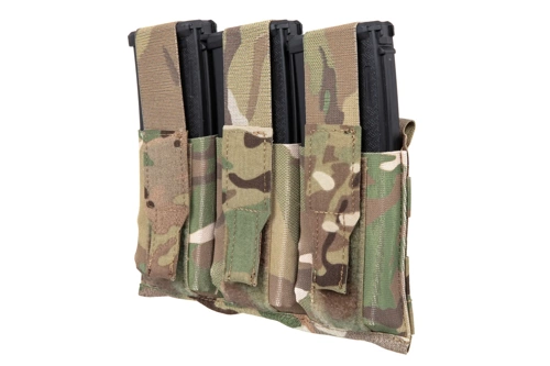 Triple magazine pouch with flap Wosport MC