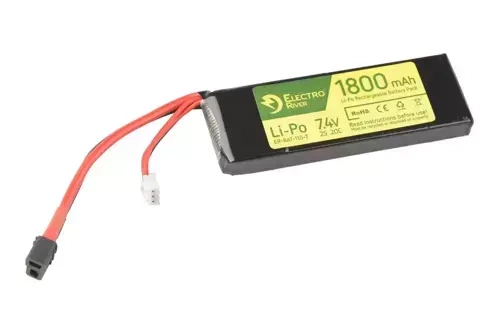 Akumulator LiPo 7,4V 1800mAh 20/40C T-connect (DEANS)