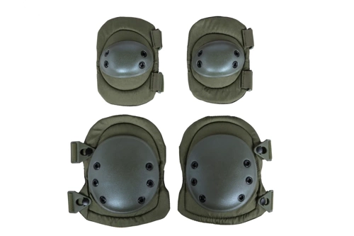 Wosport PA-07 knee and elbow protector set Olive