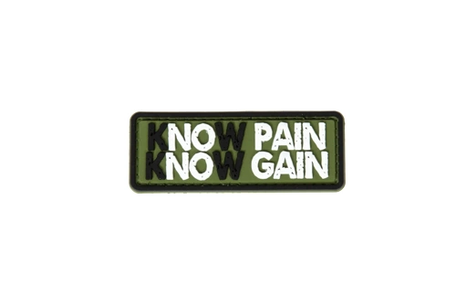 PVC Patch - kNOw Pain, kNOw Gain