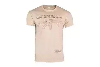 T-shirt Specna Arms - Your Way Of Airsoft 02 - tan