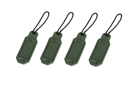 Set of personalized tags - olive