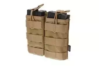 Double Open I Pouch for AK/M4/G36 Magazines - Tan