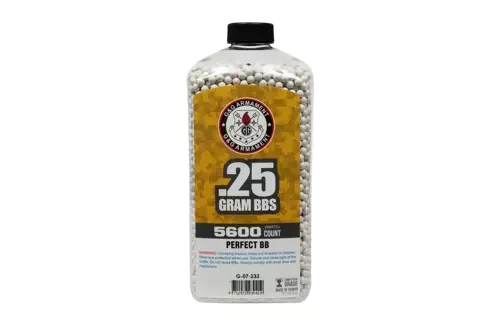 BBs  0.25g G&G 5600 pcs