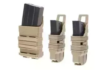 Set of Open III (2 XS + 1 M) Pistol + 5.56 Magazine Pouches - Tan