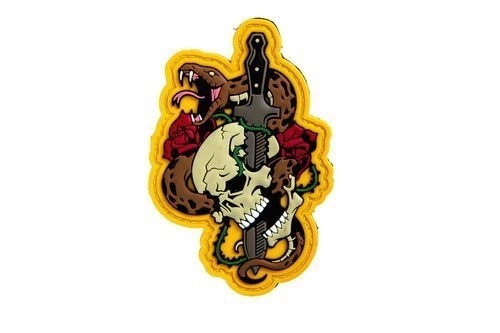 SKULL SNAKE Patch - Full Color