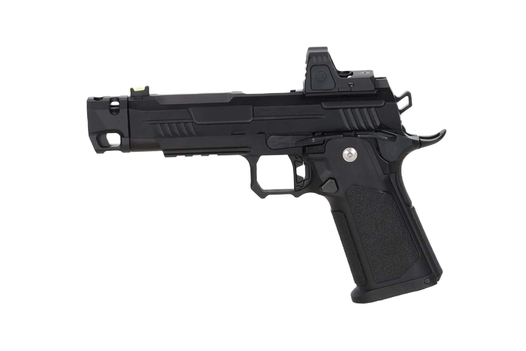 Arcturus Hi-Capa Vanguard 4.3" GBB Pistol (Optics Ready/Collimator ARS-1/Compensator) - Black
