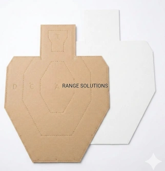 Range Solution PCSL Cibles, lot de 50 - Marron et blanc