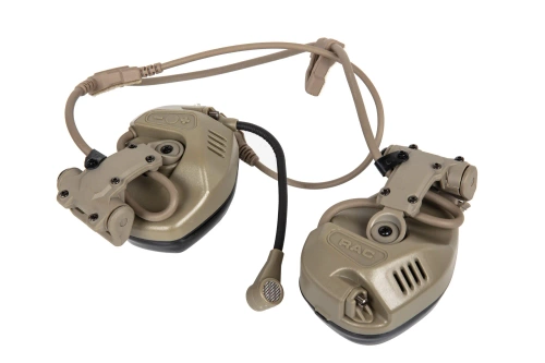 Tac-Sky headset WYS0115 avec support de casque Flat Dark Earth