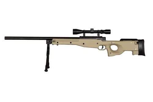Warrior I Sniper Rifle Replica (with bipod and scope) - Tan