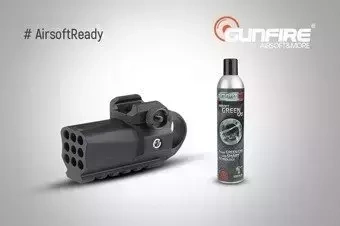 Kit #AirsoftReady - mini lanzagranadas + gas