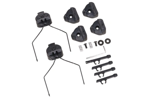 Earmor M13-Peltor montaże do słuchawek M31/M32 na szyny M-LOK MTEK FLUX - Czarne