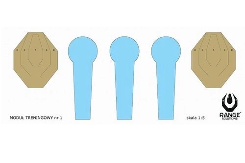 Cibles de tir Drill-1 - 50 pièces.