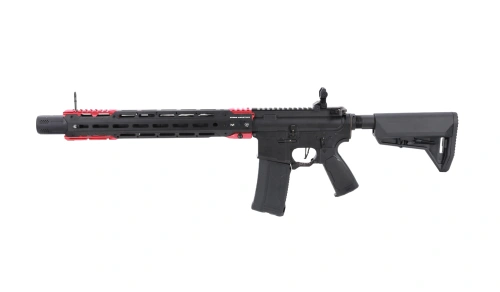 King Arms x Strike Industries Sentinel GRIDLOK® 15" Aster SE ETU zwart en rood ASG-karabijn
