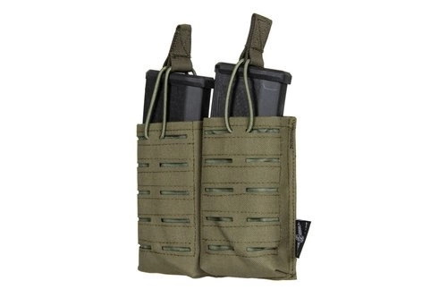 Podwójna ładownica Laser-Cut MOLLE na 2 magazynki typu M4/M16 - Ranger Green