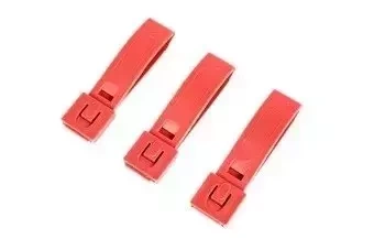 3" 3pcs polymer buckle set - pink