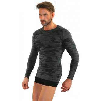 Sesto Senso Thermo Active Moro long sleeve T-shirt Grey-black