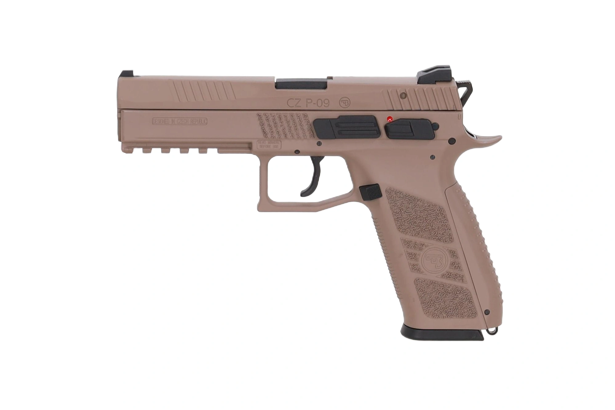 CZ P-09 GBB Pistol (Full polymer) – Tan | Gunfire.com