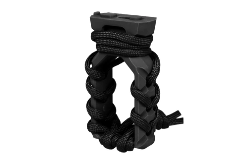 Empuñadura táctica paracord Negro