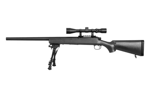 SW-10 Sniper Rifle Replica (with scope and bipod) - black
