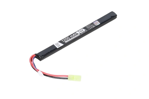 Specna Arms 7,4V 1200 mAh 20/40C LiPo baterie pod krytem repliky Tamiya mini AK