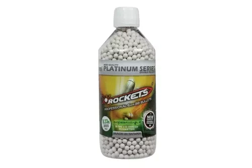 Billes biodegradable 0.23g Rockets Platinum 3000 pièces