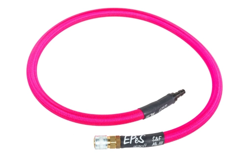 HPA EPeS Mk. III S&amp;F braided hose 80 cm Pink
