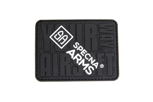 Specna Arms Uw manier van Airsoft patch Zwart