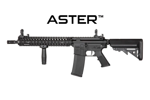 Replika pušky Daniel Defense® M4A1 SA-E26 EDGE 2.0™GATE ASTER - černá